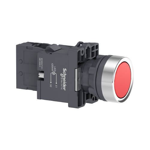 PULS.LUM.C/LED ROJO 230 VAC 1NA XA2EW34M1